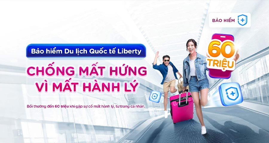 Mua bảo hiểm du lịch quốc tế Liberty chỉ trong vài thao tác với nhiều kênh tiện lợi: website, ứng dụng, đại lý và văn phòng toàn quốc. Hợp đồng điện tử nhận ngay, quyền lợi chuẩn quốc tế, hỗ trợ 24/7, thủ tục bồi thường online minh bạch – giải pháp bảo vệ tài chính hiệu quả cho mọi chuyến đi.